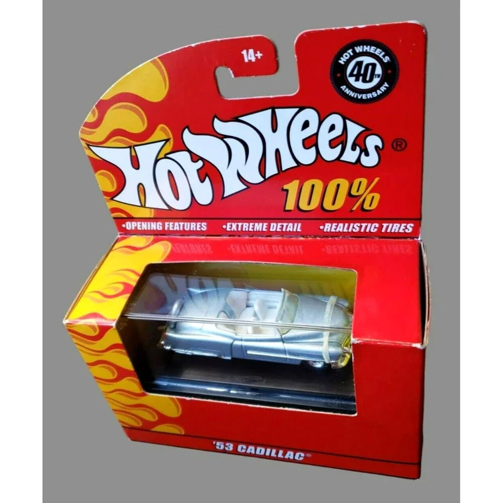 2008 100% Hot Wheels '53 CADILLAC ELDORADO CONVERTIBLE Silver 40Th. Anniversary